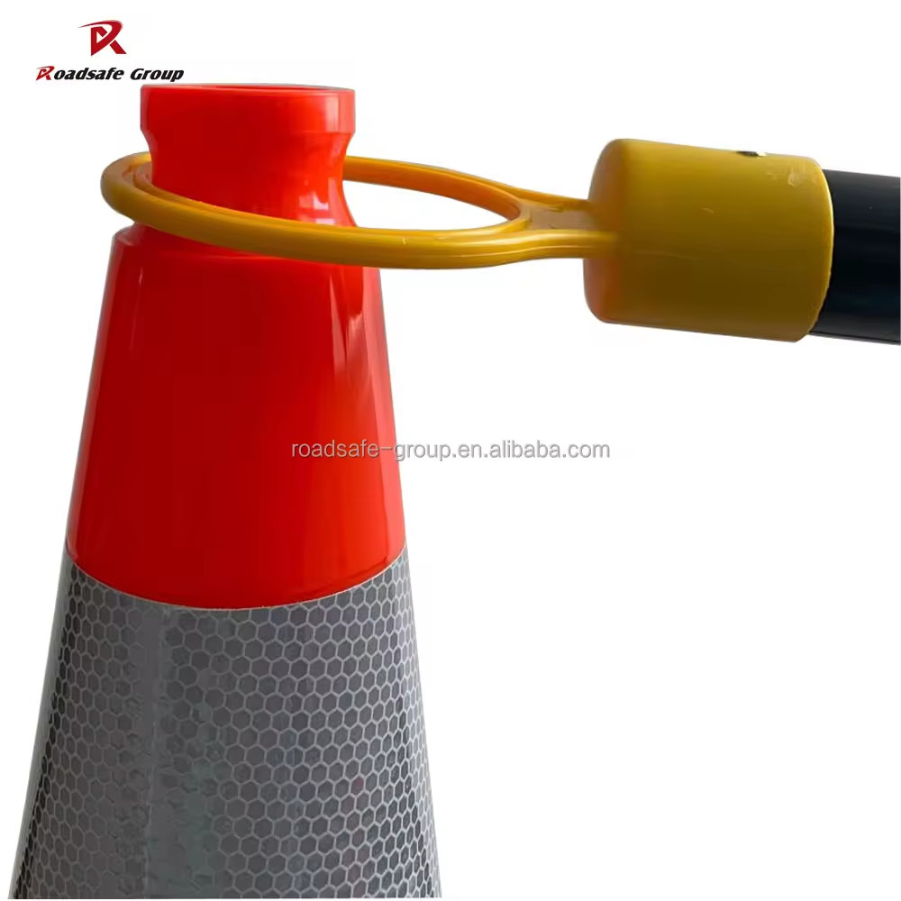 Traffic Cone 36 Inches in Durable PVC Material for Effective Traffic ...