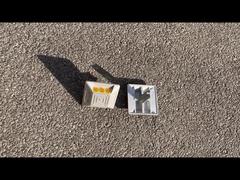 ROADSAFE 100*100*20/90 มม. LOGO กำหนดเอง หมุดถนนอลูมิเนียม คุณภาพสูง หินถนน ความปลอดภัย สะท้อนแสง C